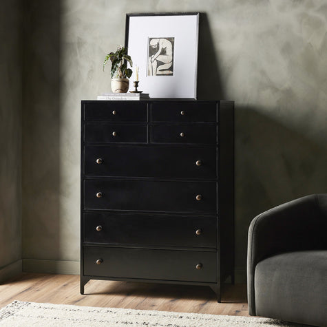 Four Hands Belmont 8 Drawer Tall Dresser