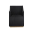 Sunpan Zane Wheeled Dining Armchair Clearance