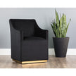 Sunpan Zane Wheeled Dining Armchair Clearance