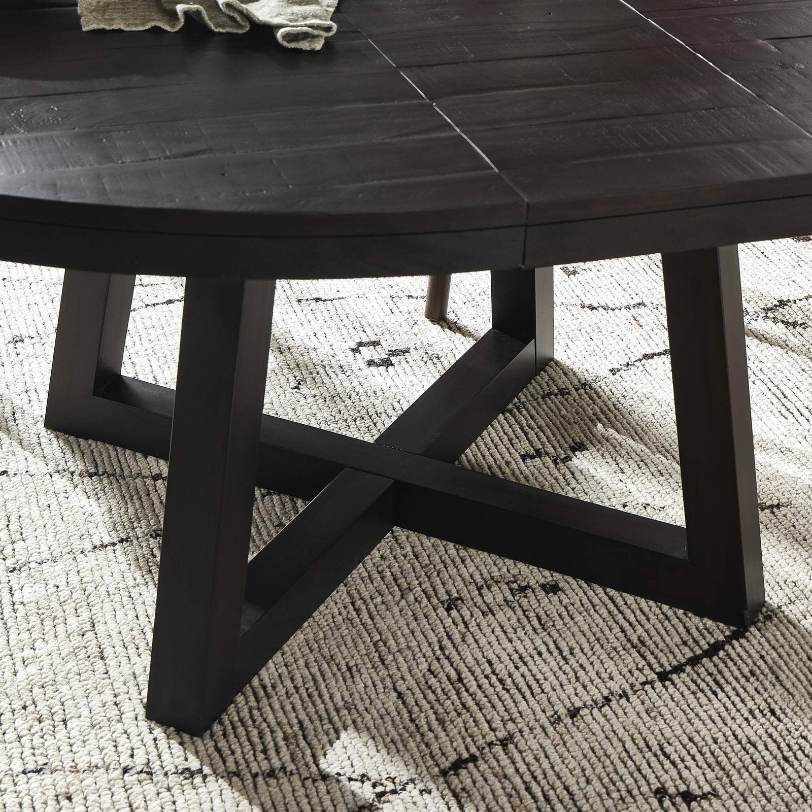 Four Hands Eberwin Round Ext Dining Table