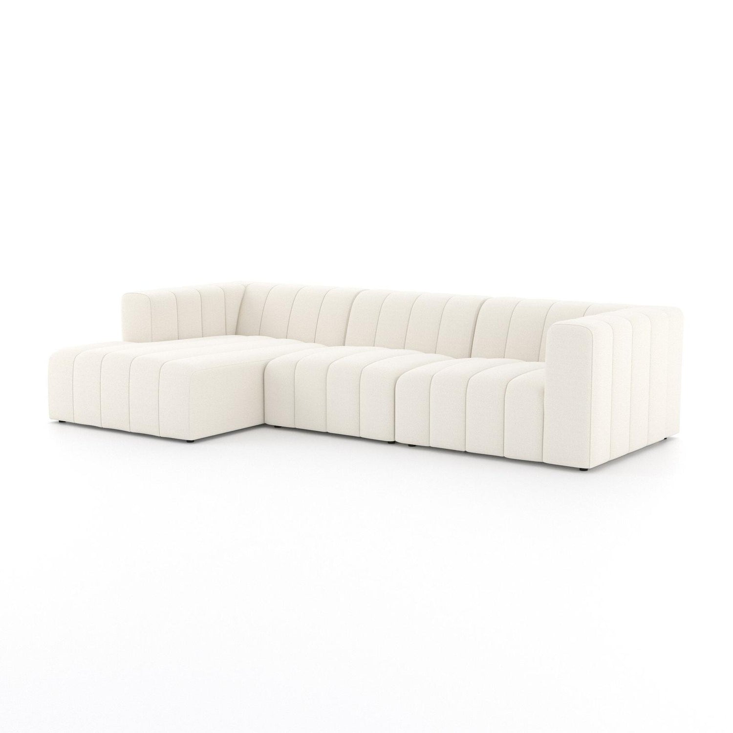 Four Hands Langham Channeled 3-Piece Sectional