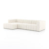 Four Hands Langham Channeled 3-Piece Sectional