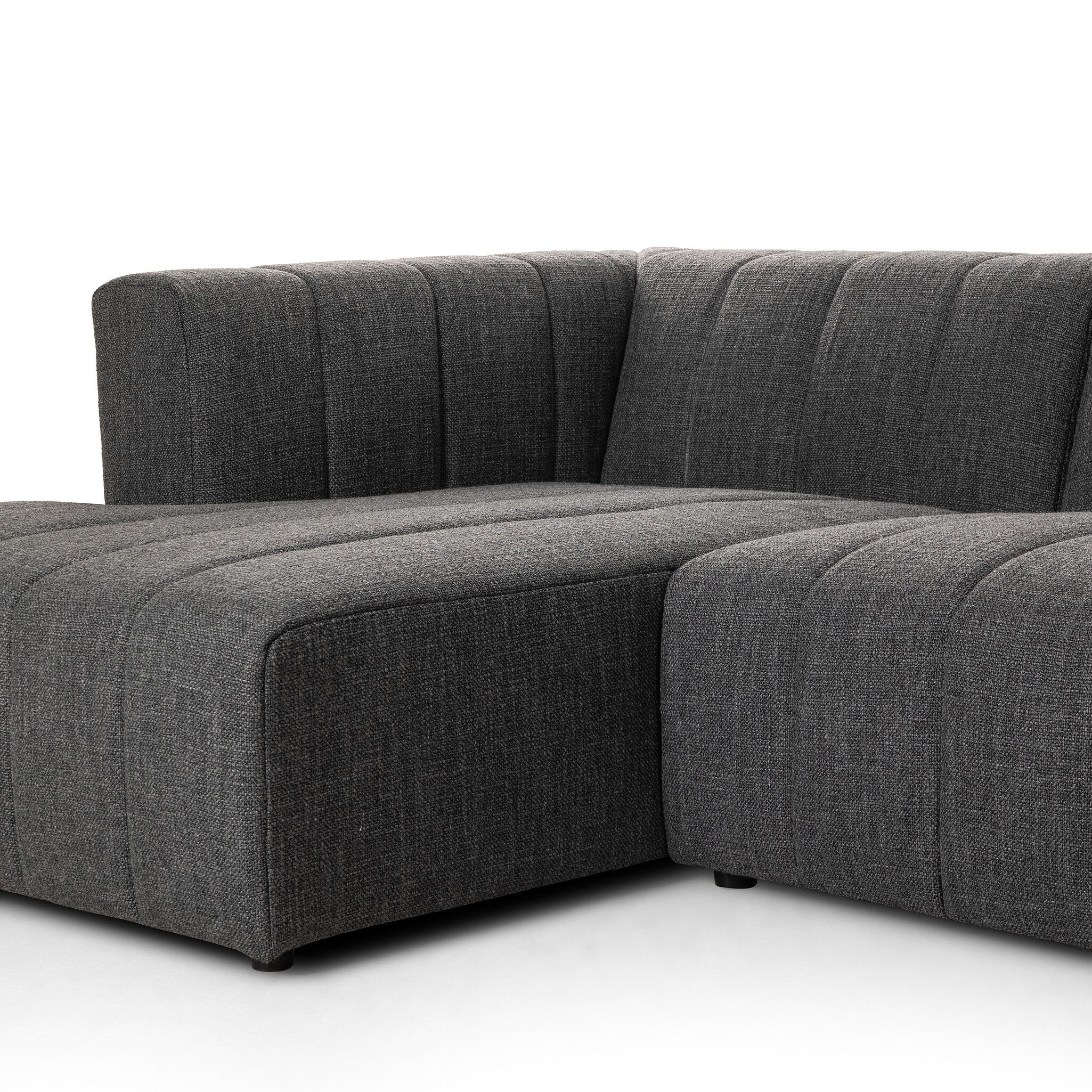 Four Hands Langham Channeled 3-Piece Sectional