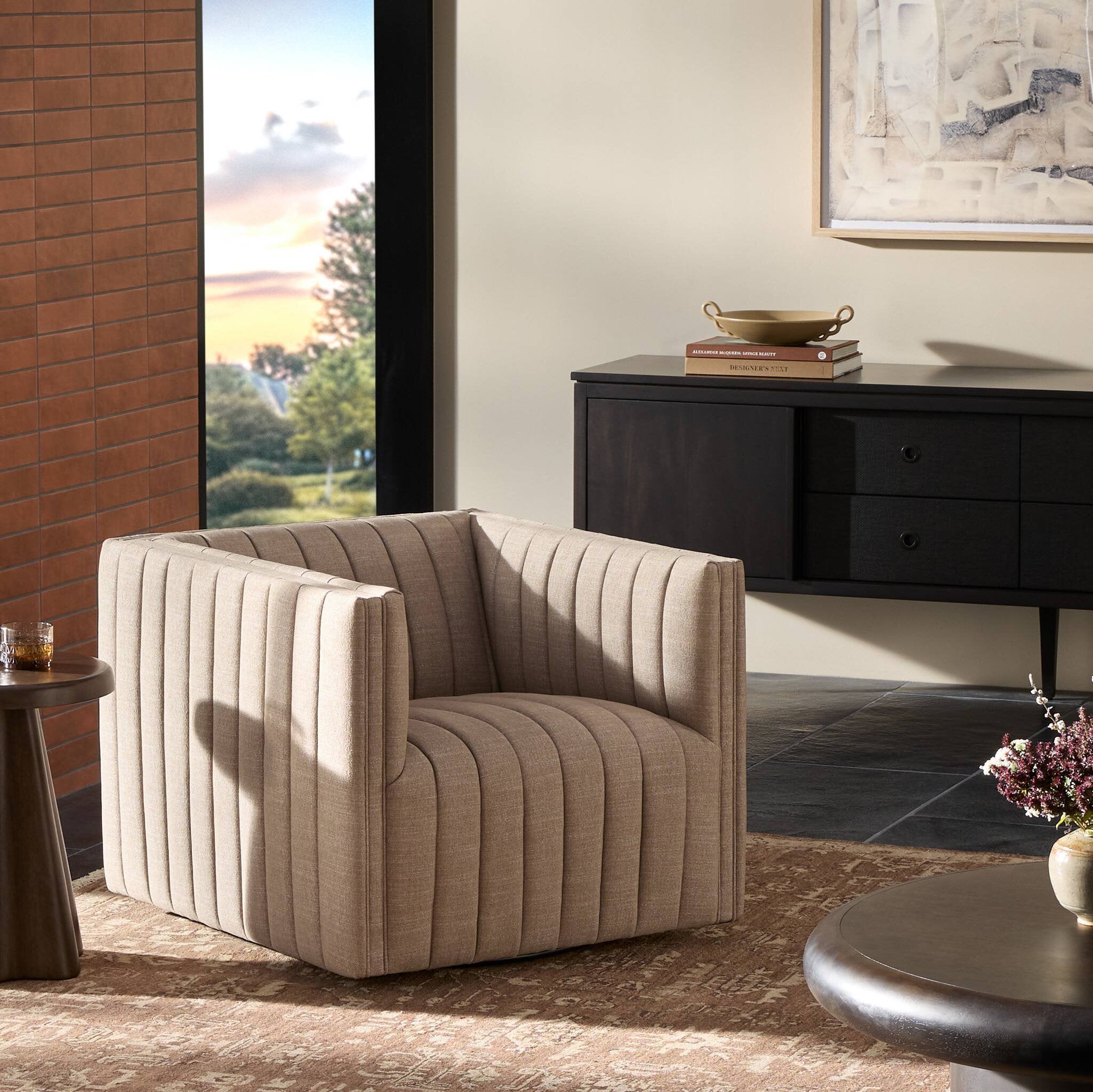 Four Hands Augustine Swivel Chair