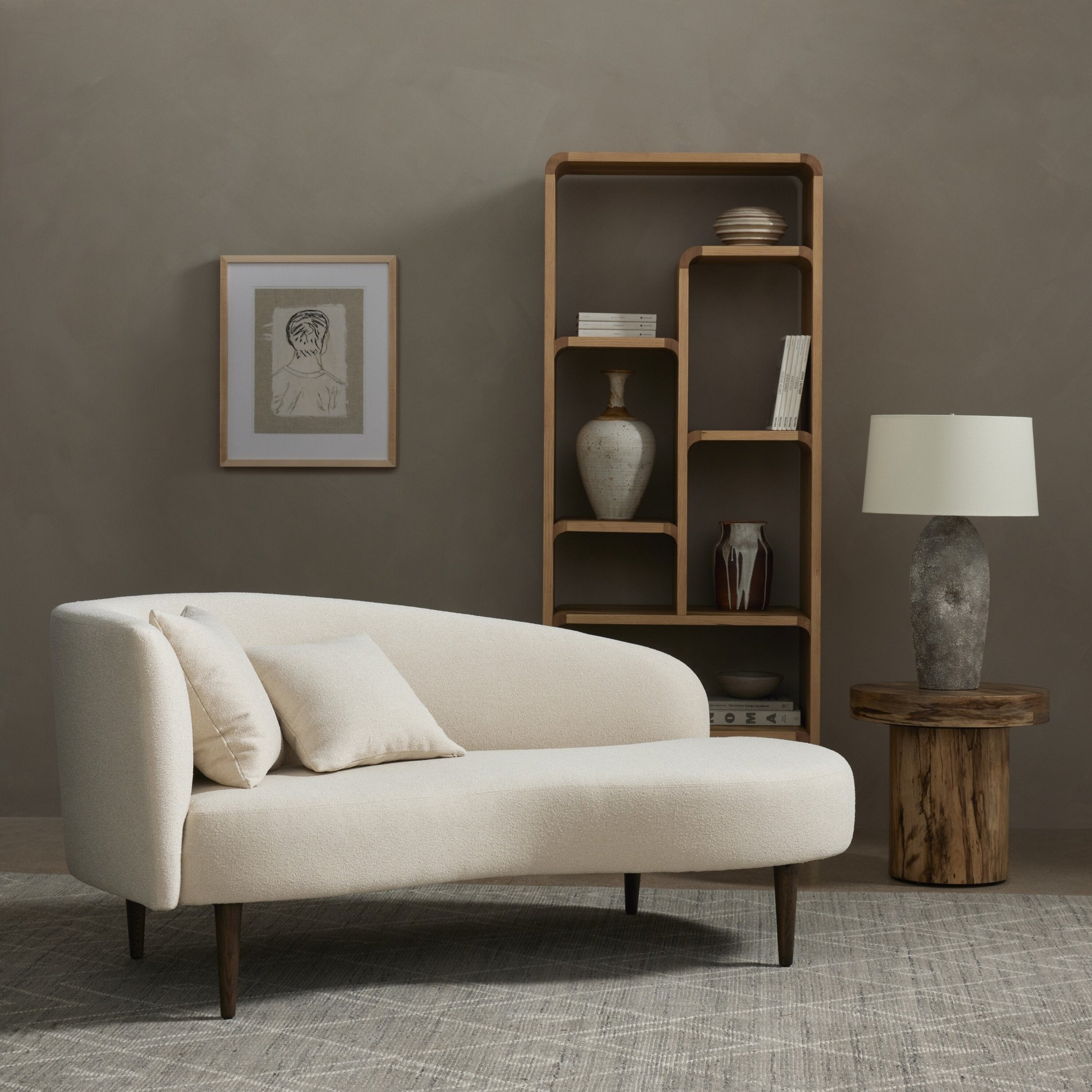 Four Hands Luna Chaise
