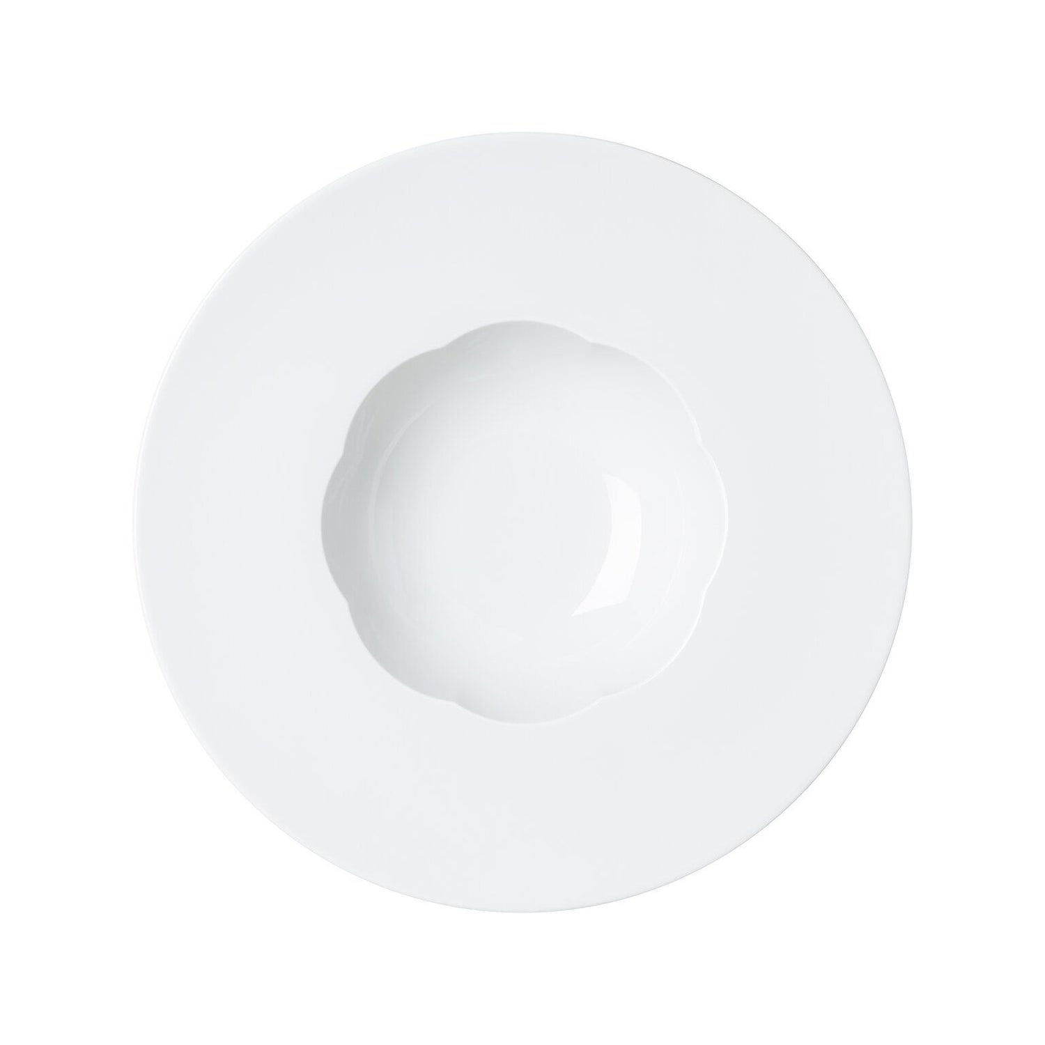 Rosenthal Sonetto Bianco Gourmet Plate 28 cm Deep Shiny