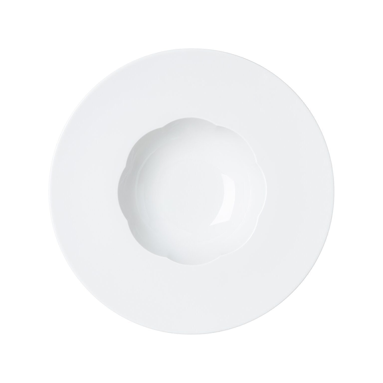 Rosenthal Sonetto Bianco Gourmet Plate 28 cm Deep Shiny