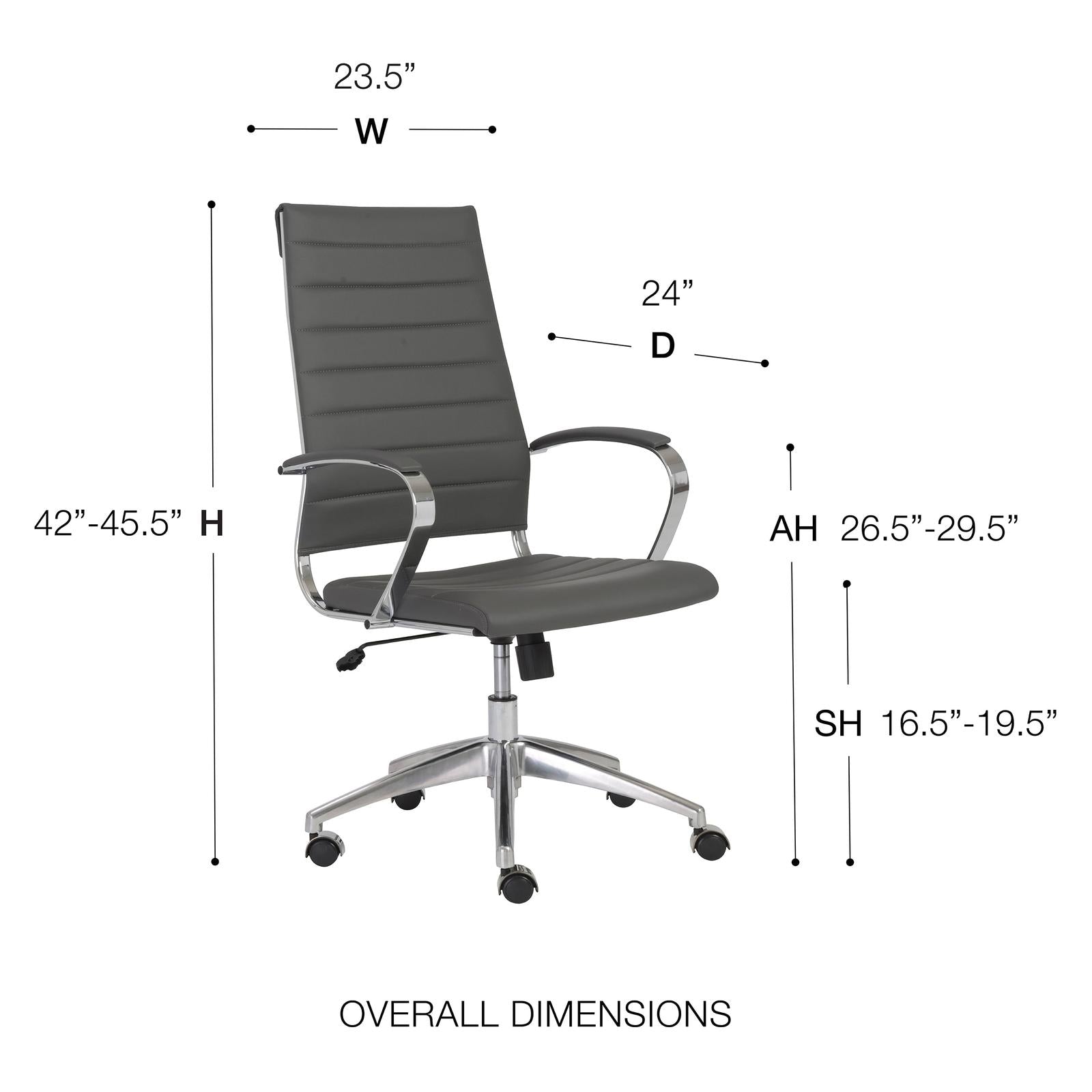Euro Style Axel High Back Office Chair