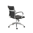 Euro Style Axel Low Back Office Chair with Aluminum Base