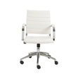 Euro Style Axel Low Back Office Chair with Aluminum Base Clearance