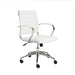 Euro Style Axel Low Back Office Chair with Aluminum Base