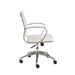 Euro Style Axel Low Back Office Chair with Aluminum Base