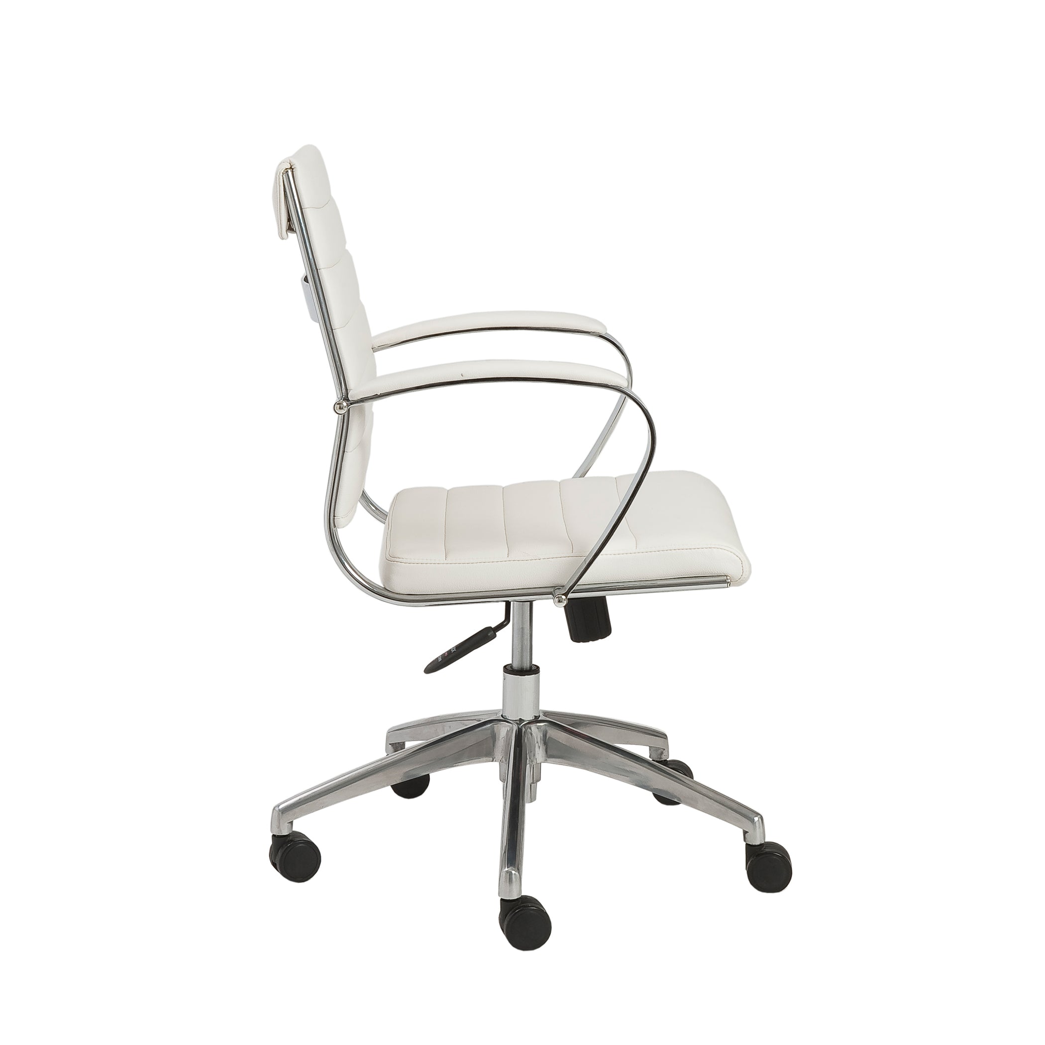 Euro Style Axel Low Back Office Chair with Aluminum Base Clearance