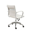 Euro Style Axel Low Back Office Chair with Aluminum Base Clearance