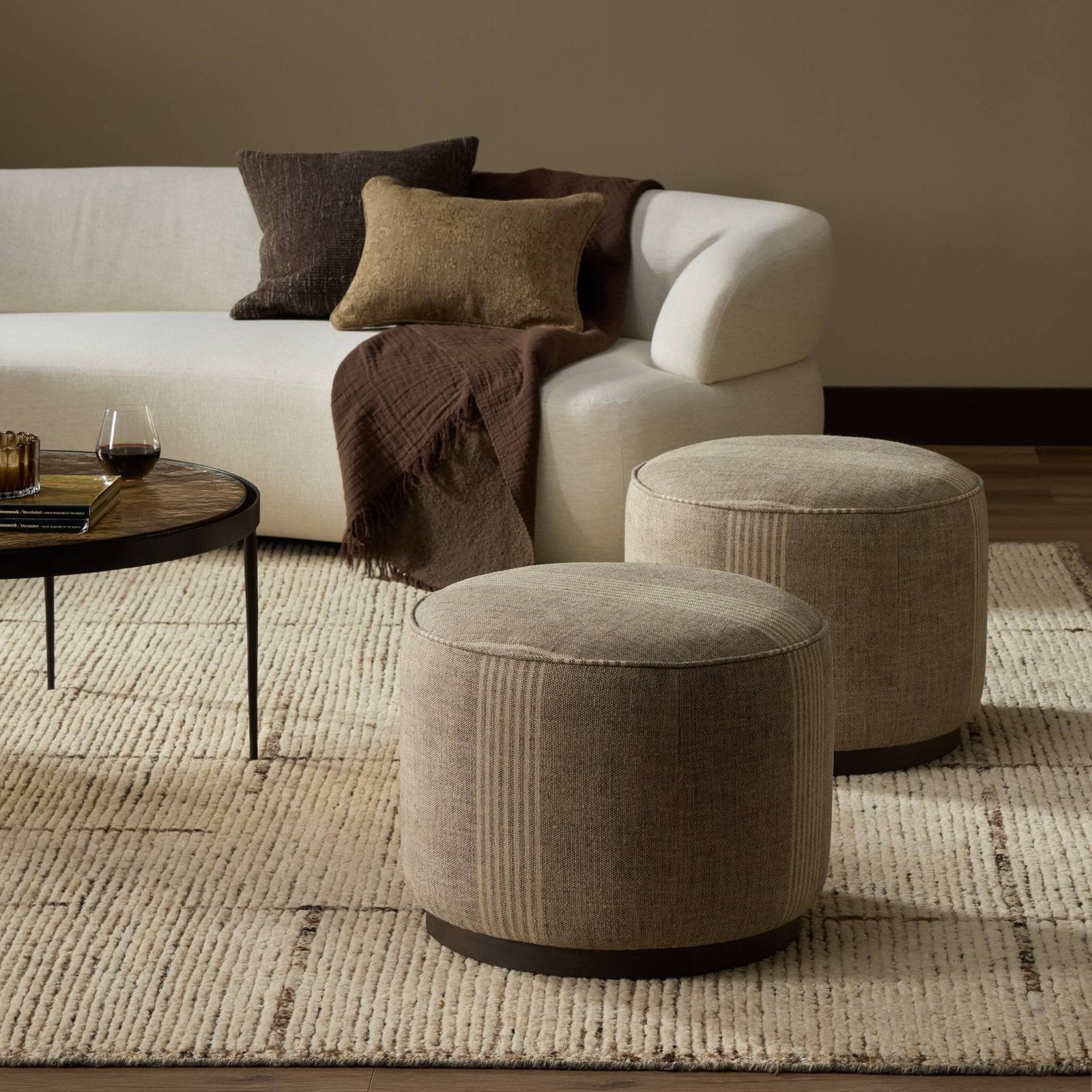 Sinclair Round Ottoman