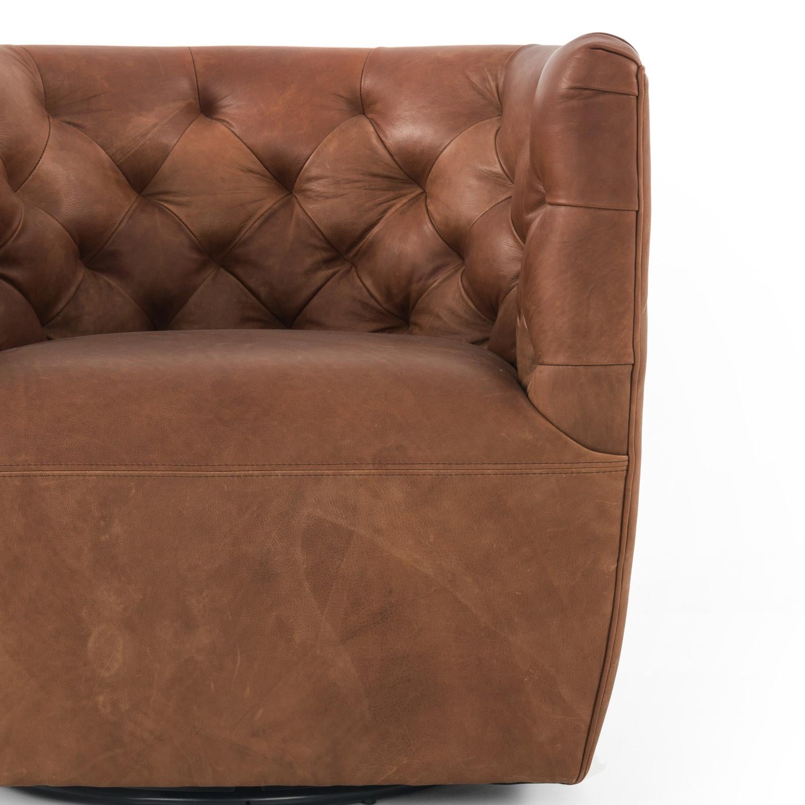 Four Hands Hanover Swivel Chair