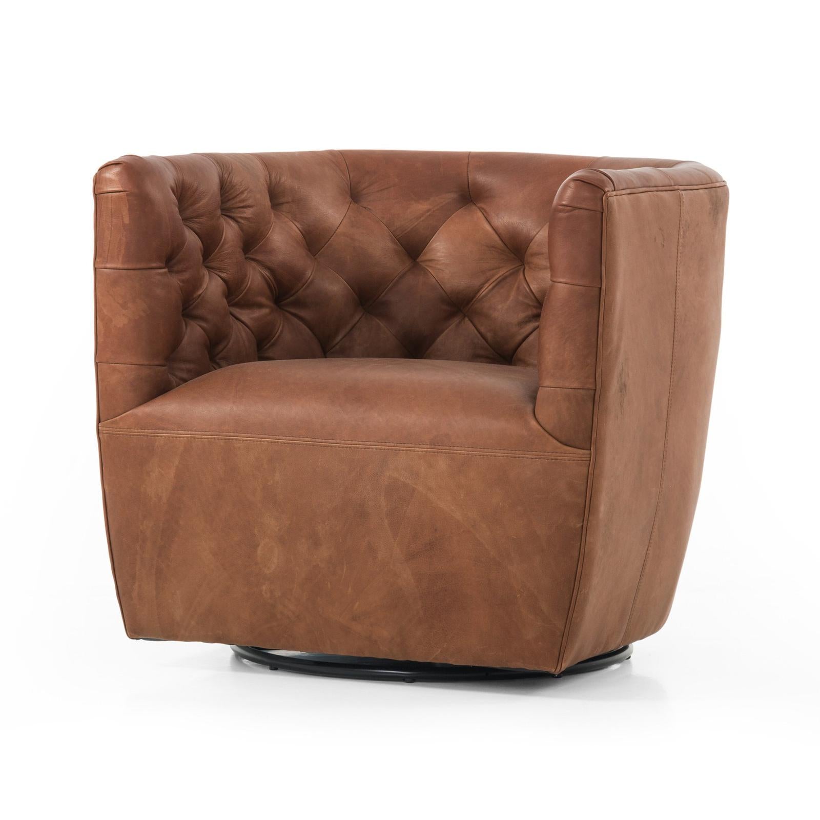 Four Hands Hanover Swivel Chair