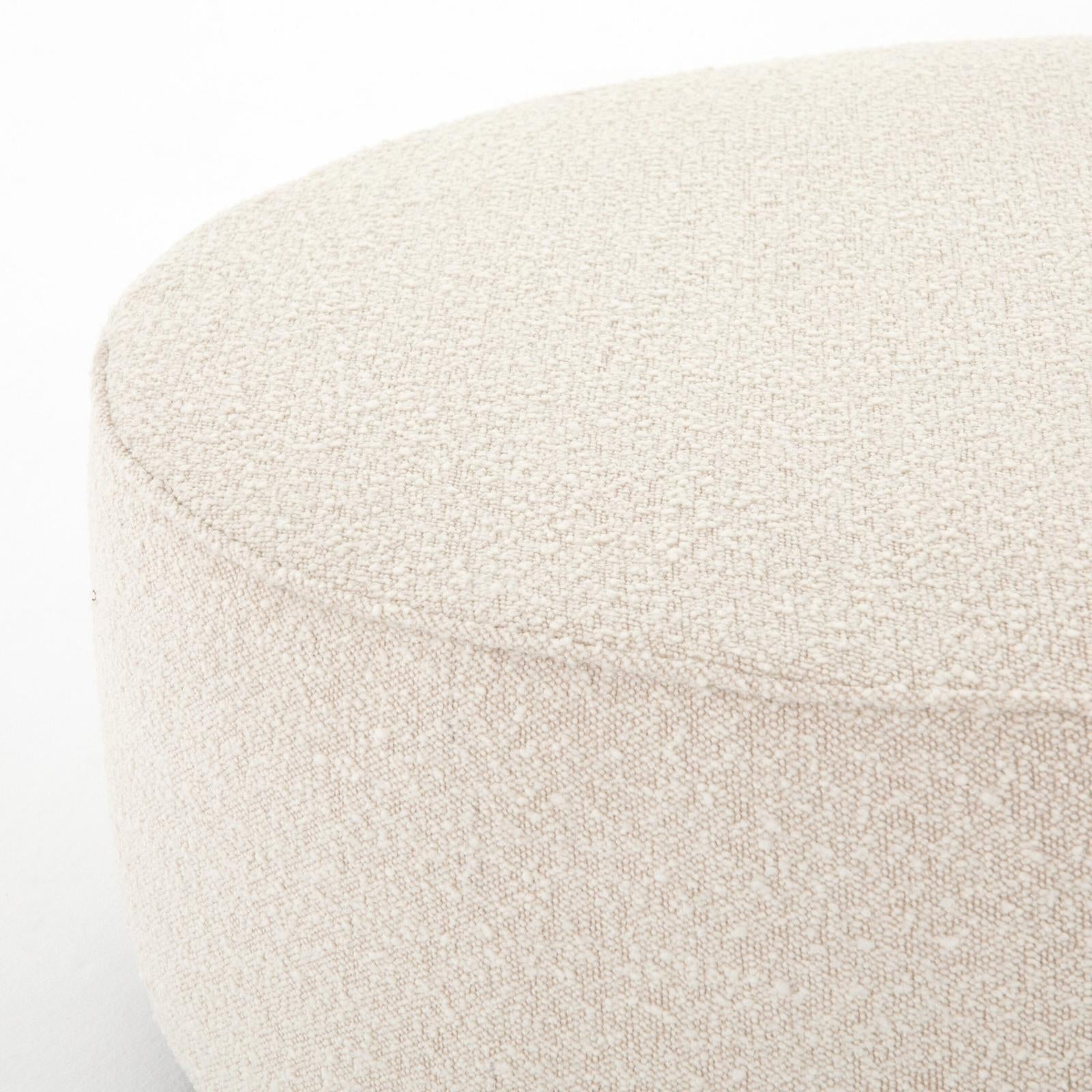 Four Hands Sinclair Large Round Ottoman