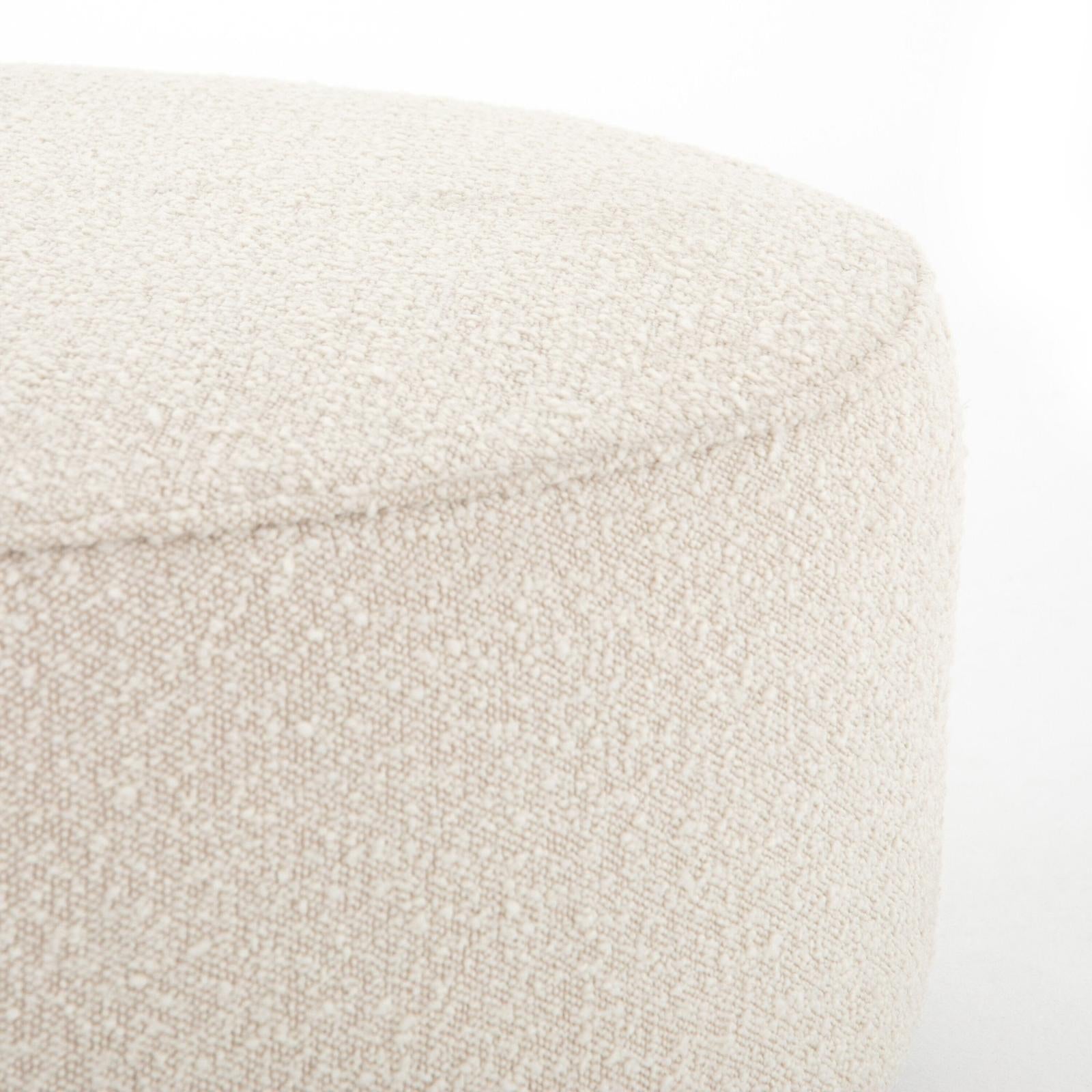 Four Hands Sinclair Large Round Ottoman