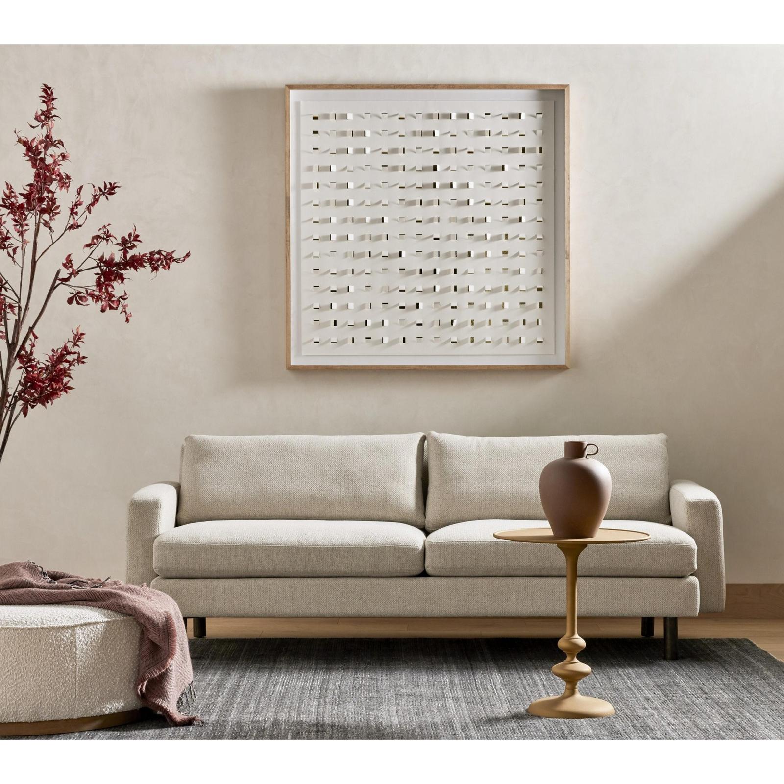 Four Hands Sinclair Large Round Ottoman
