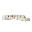 Four Hands Bloor 5-Piece Sectional LAF Sofa W/ Ottoman