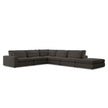 Four Hands Bloor 5-Piece Sectional LAF Sofa W/ Ottoman