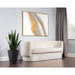 Sunpan Valence White Sofa Clearance