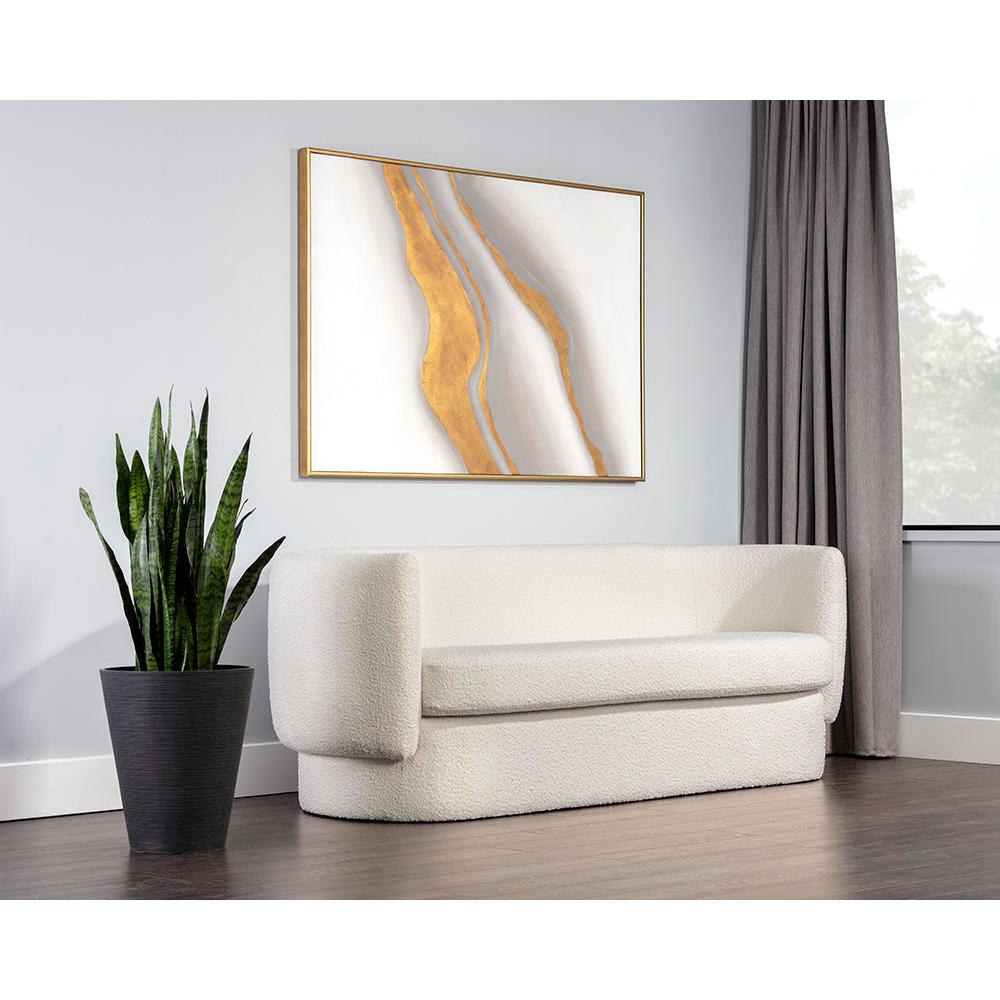 Sunpan Valence White Sofa Clearance