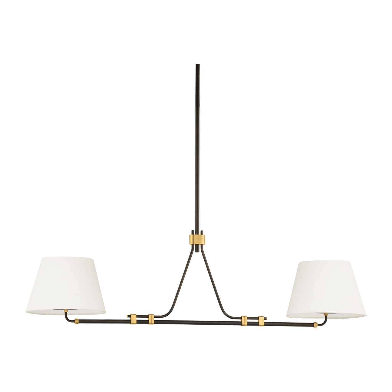 Hudson Valley Lighting Crown Heights 2 Light Linear Ceiling Light