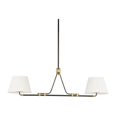 Hudson Valley Lighting Crown Heights 2 Light Linear Ceiling Light