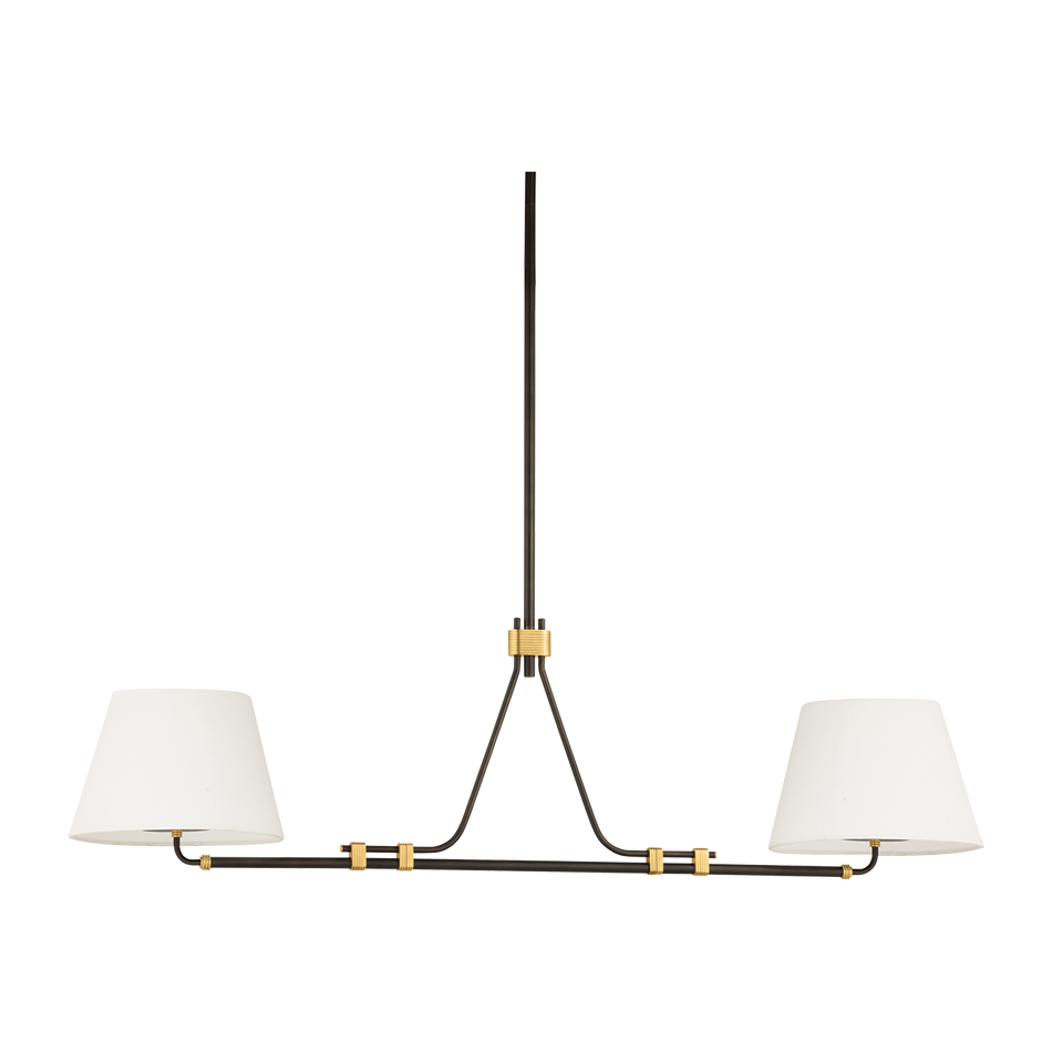 Hudson Valley Lighting Crown Heights 2 Light Linear Ceiling Light