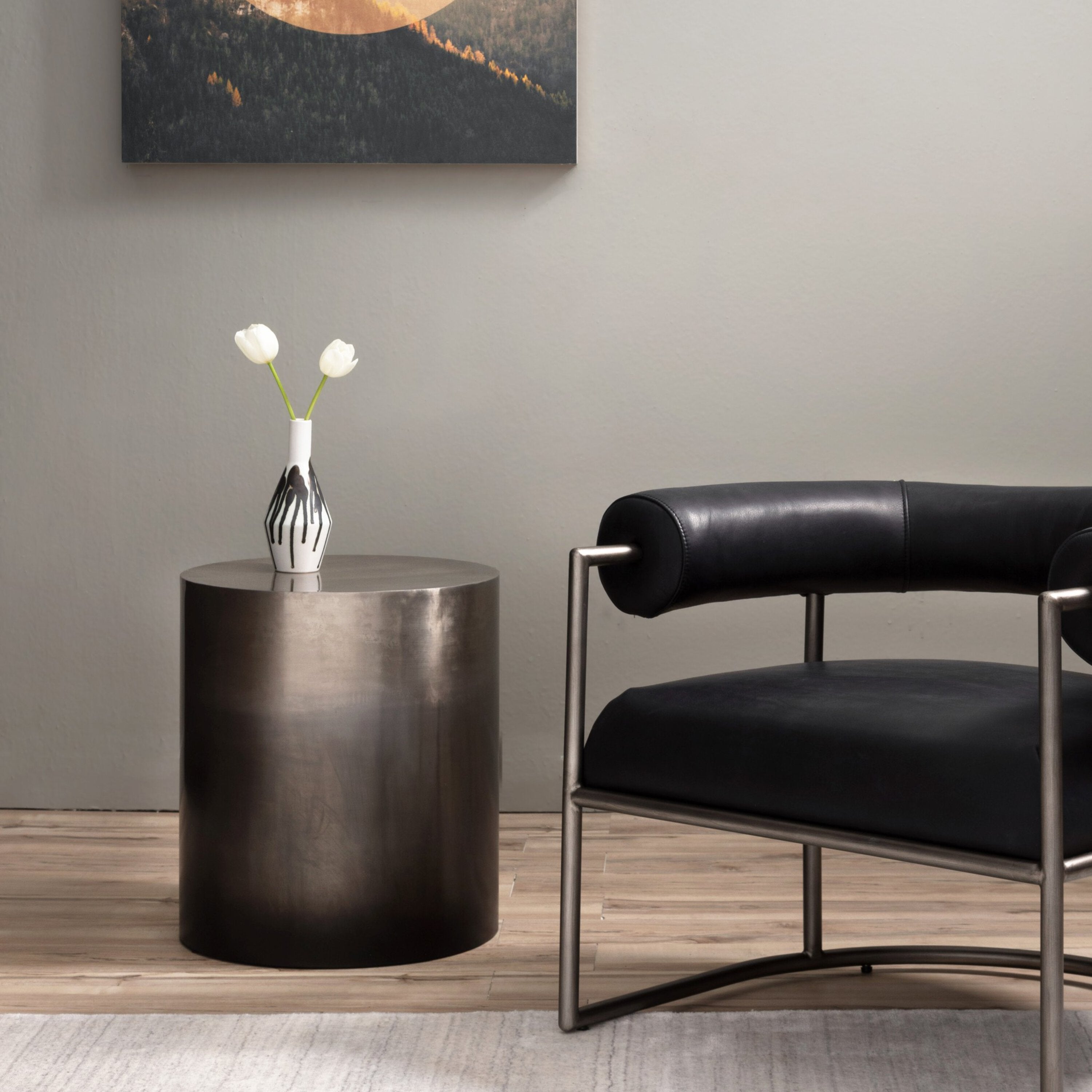 Four Hands Cameron Round End Table