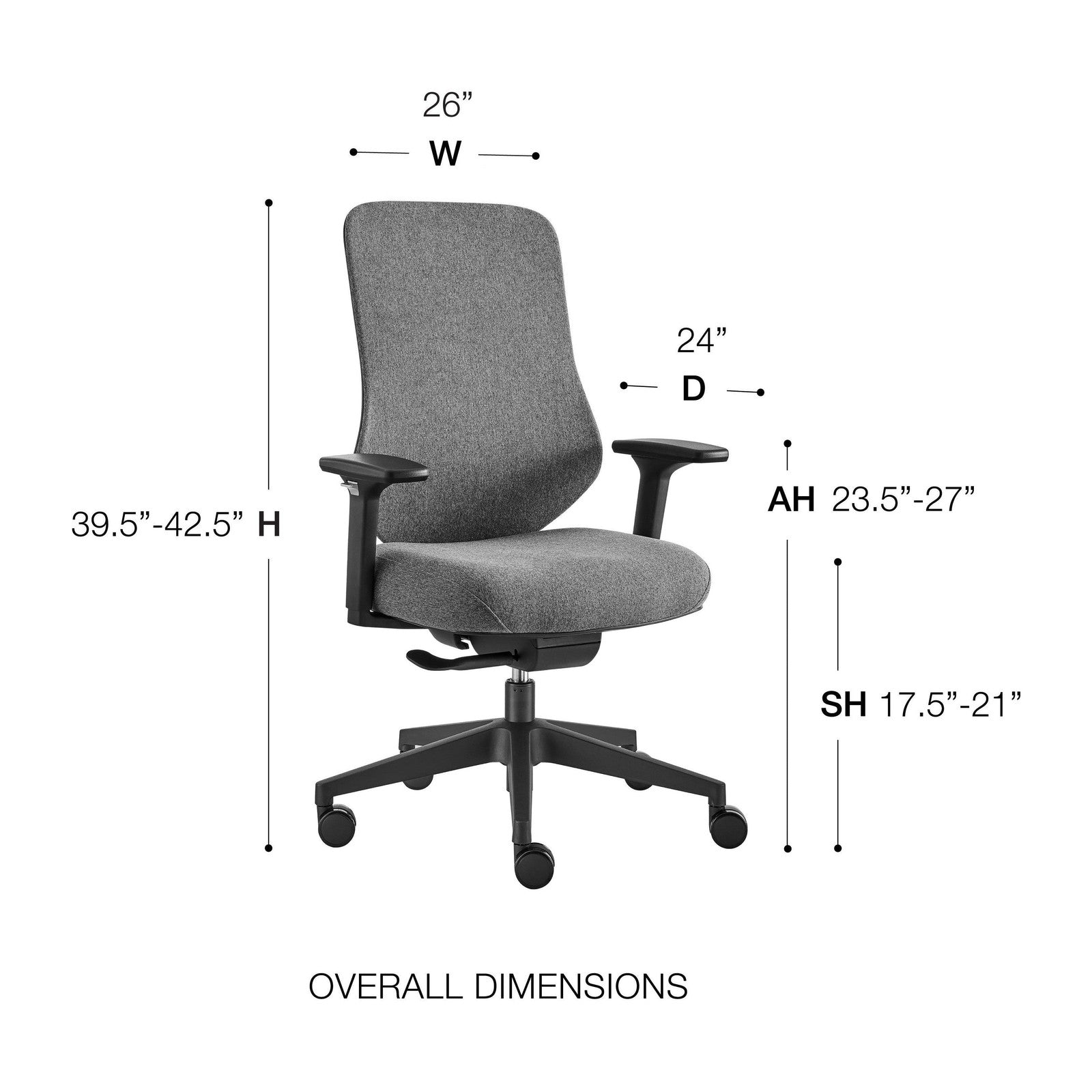 Euro Style Jeppe Office Chair