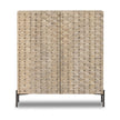Raffael Bar Cabinet-Carvd Stonewash Grey