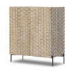Raffael Bar Cabinet-Carvd Stonewash Grey