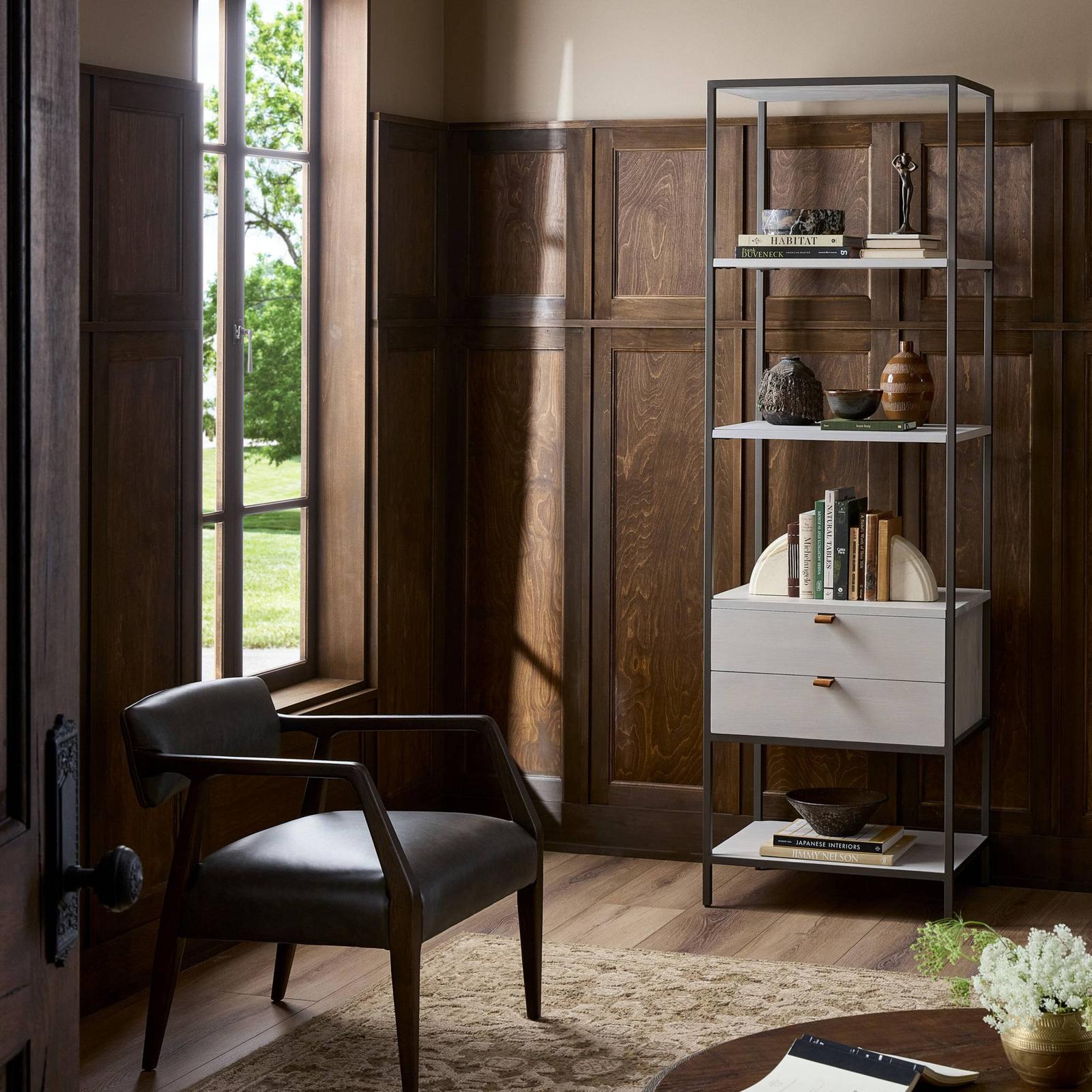 Four Hands Trey Bookshelf