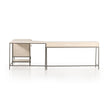 Four Hands Trey L-Shaped Desk System With Filing Cabinet