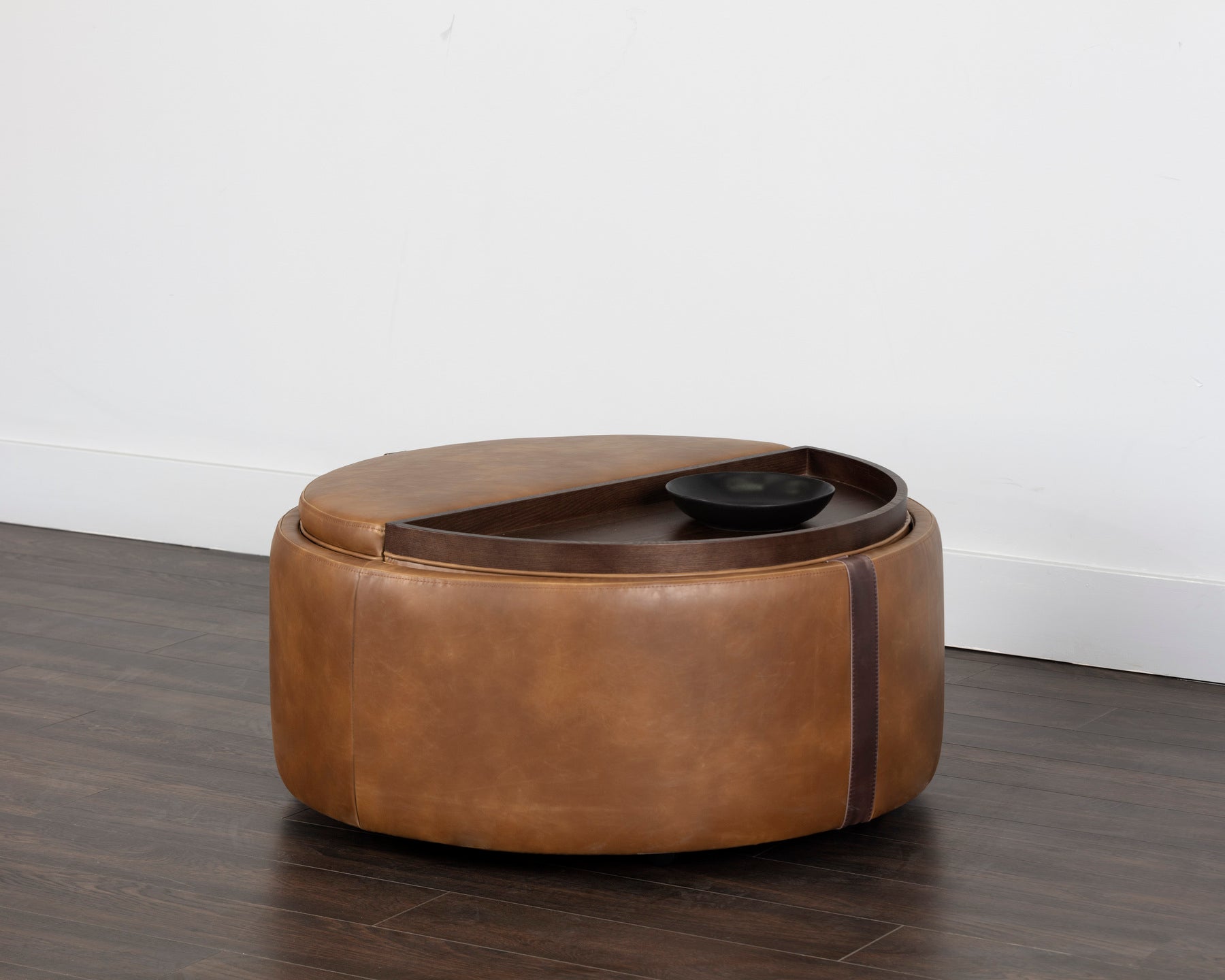Sunpan Borelli Wheeled Storage Ottoman