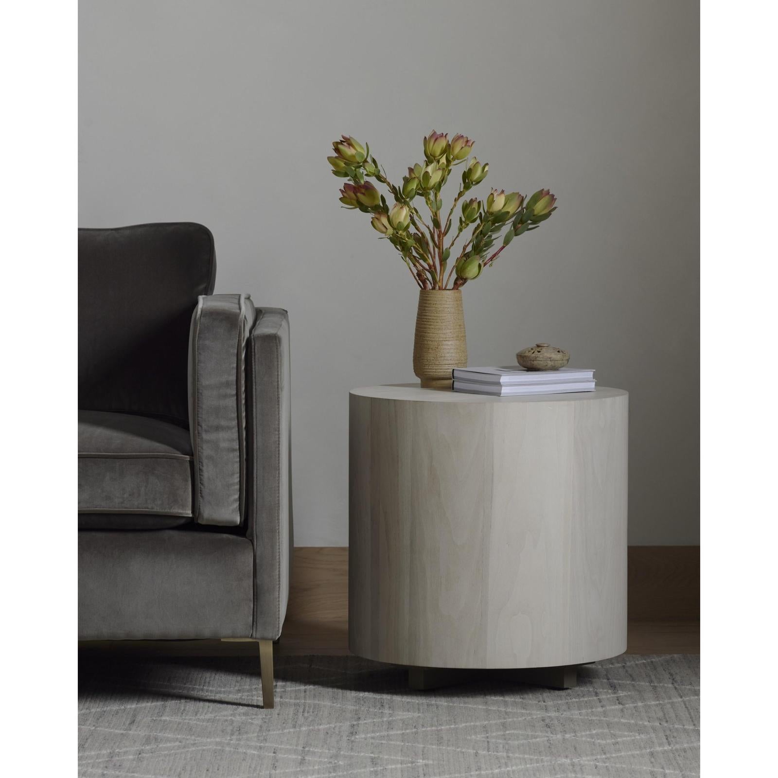 Four Hands Hudson Round End Table