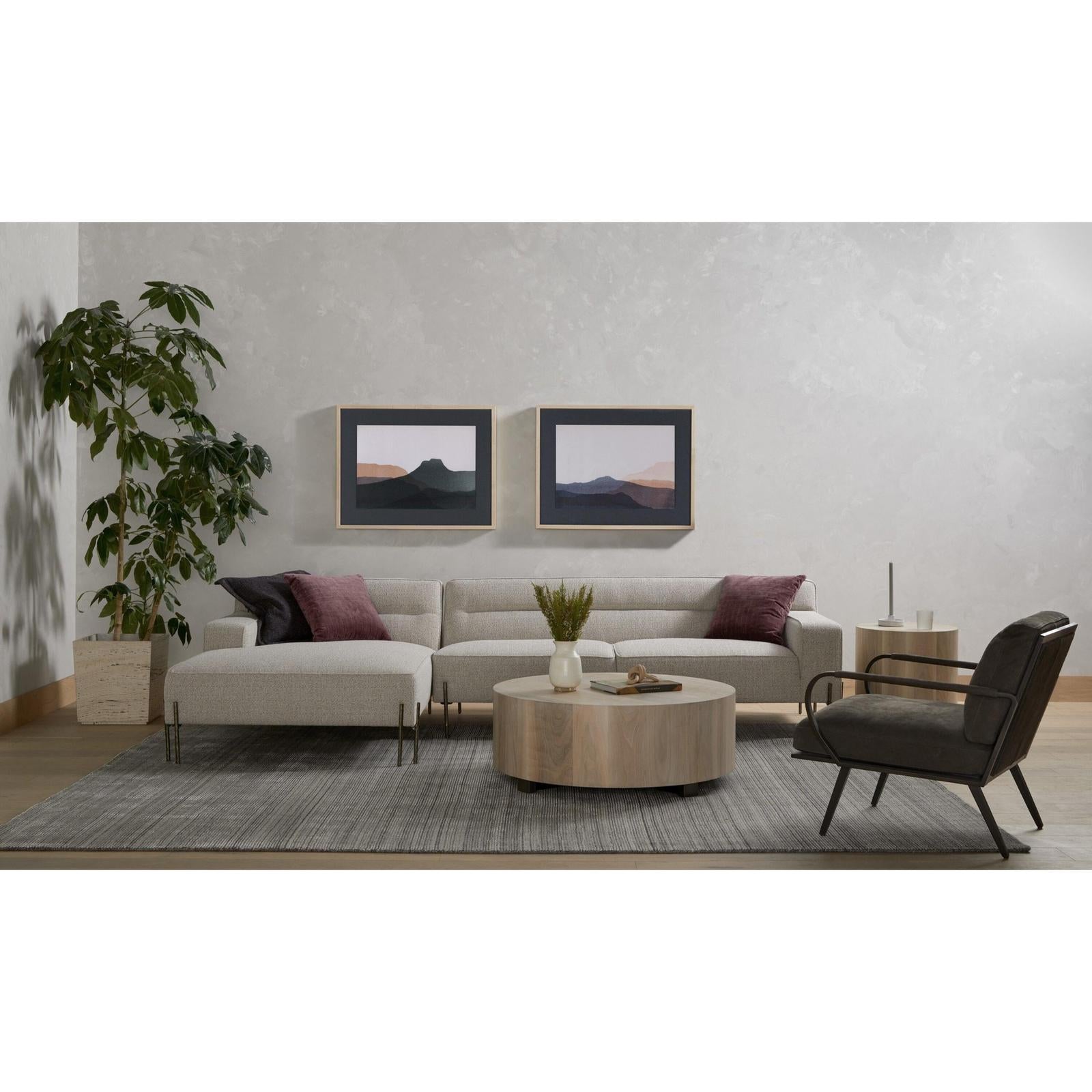 Four Hands Hudson Round End Table