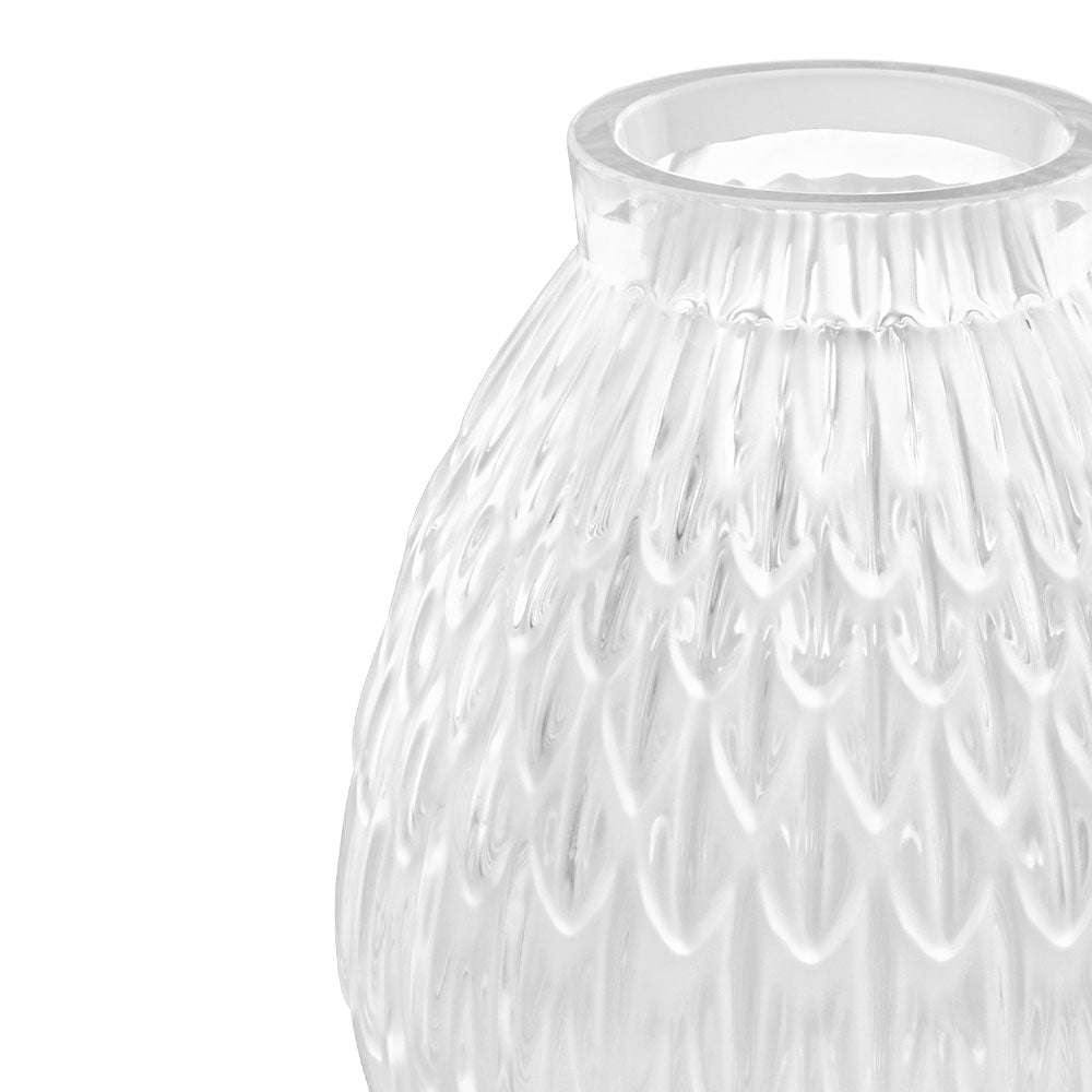 Lalique Empreinte Animale Plumes Small Vase