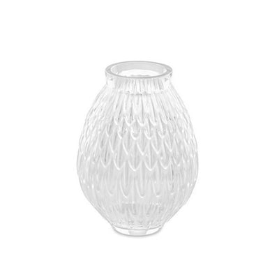 Lalique Empreinte Animale Plumes Small Vase