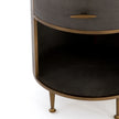Four Hands Shagreen Round Nightstand