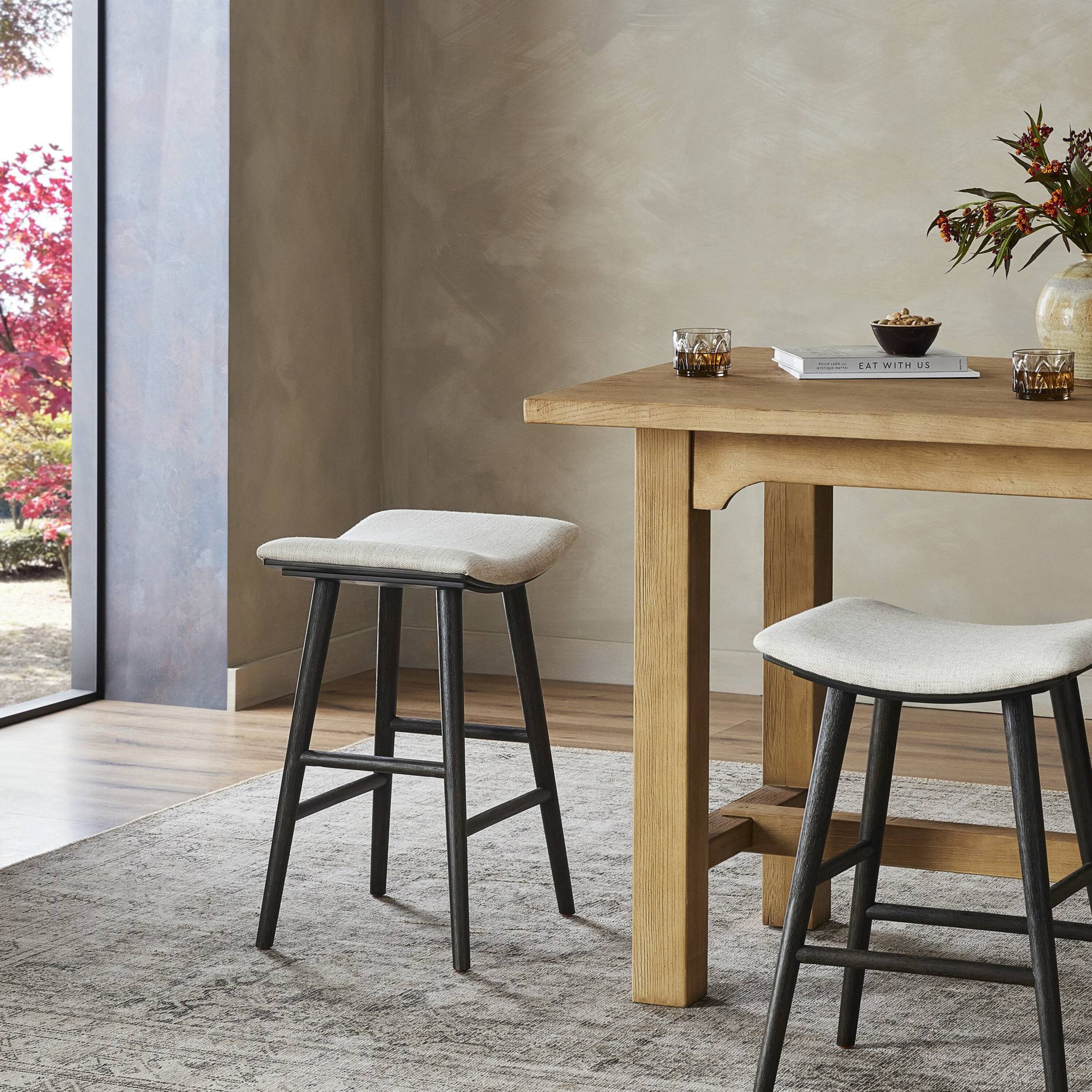 Four Hands Union Saddle Counter Stool