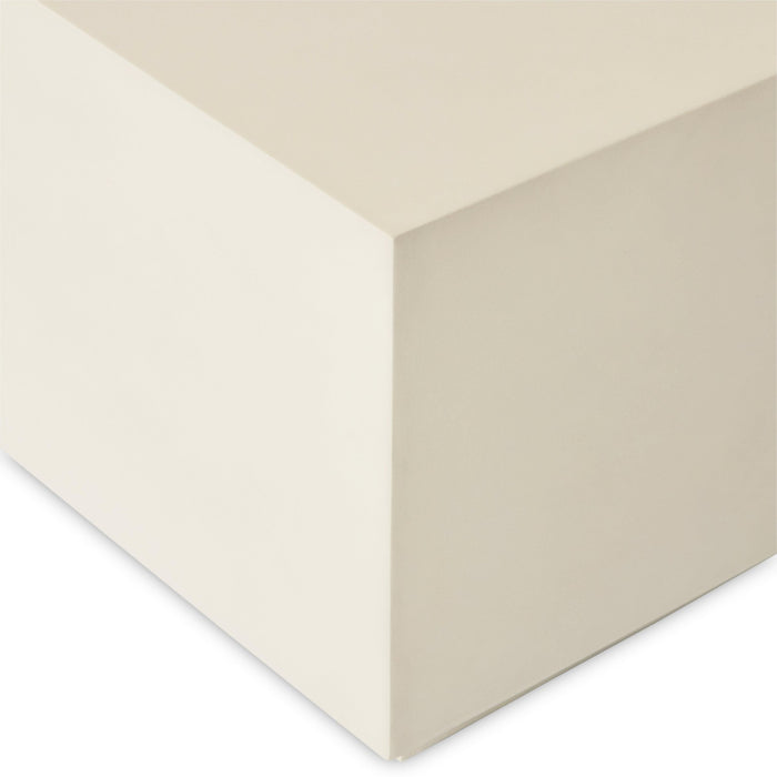 Parish Concrete Cube-White Concrete