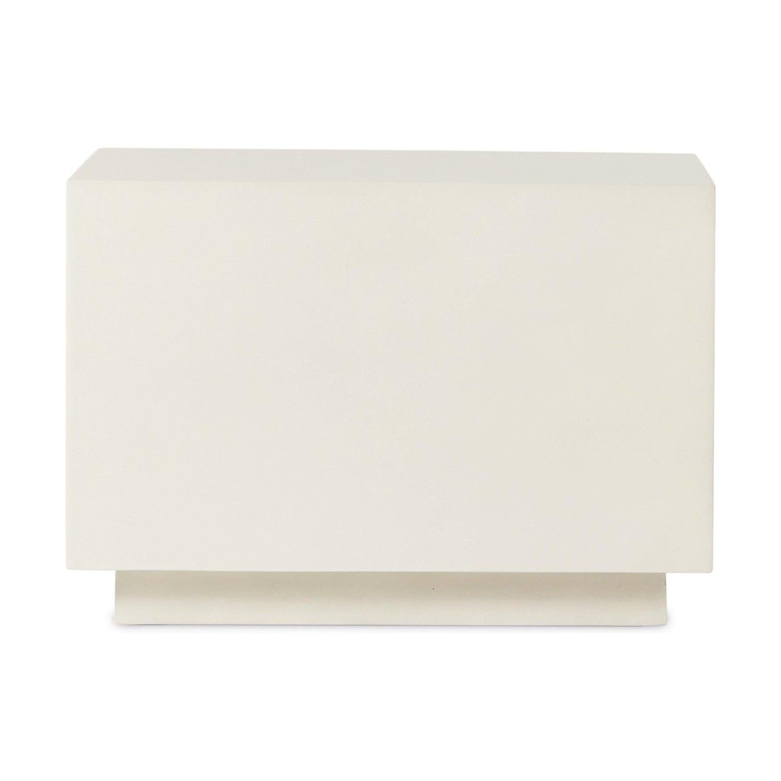 Parish Concrete Cube-White Concrete