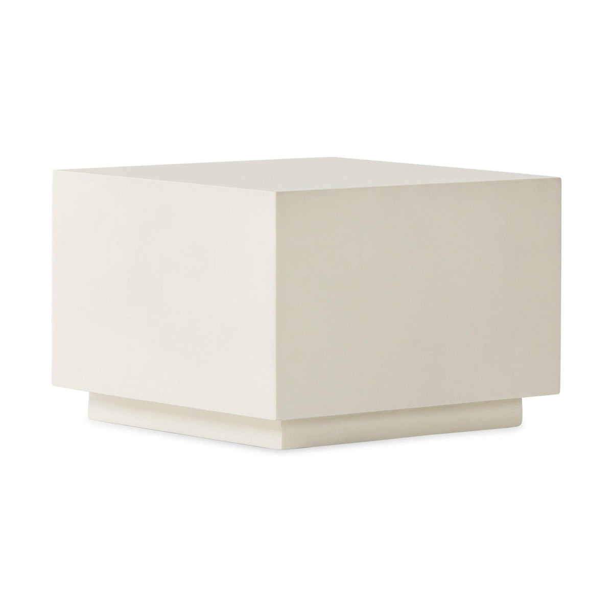 Four Hands Parish Concrete Cube White Concrete — Grayson Living