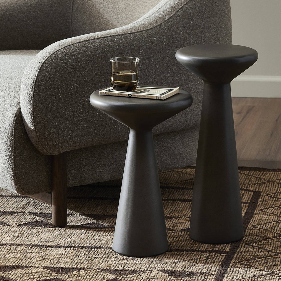 Four Hands Ravine Concrete Accent Tables - Set Of 2