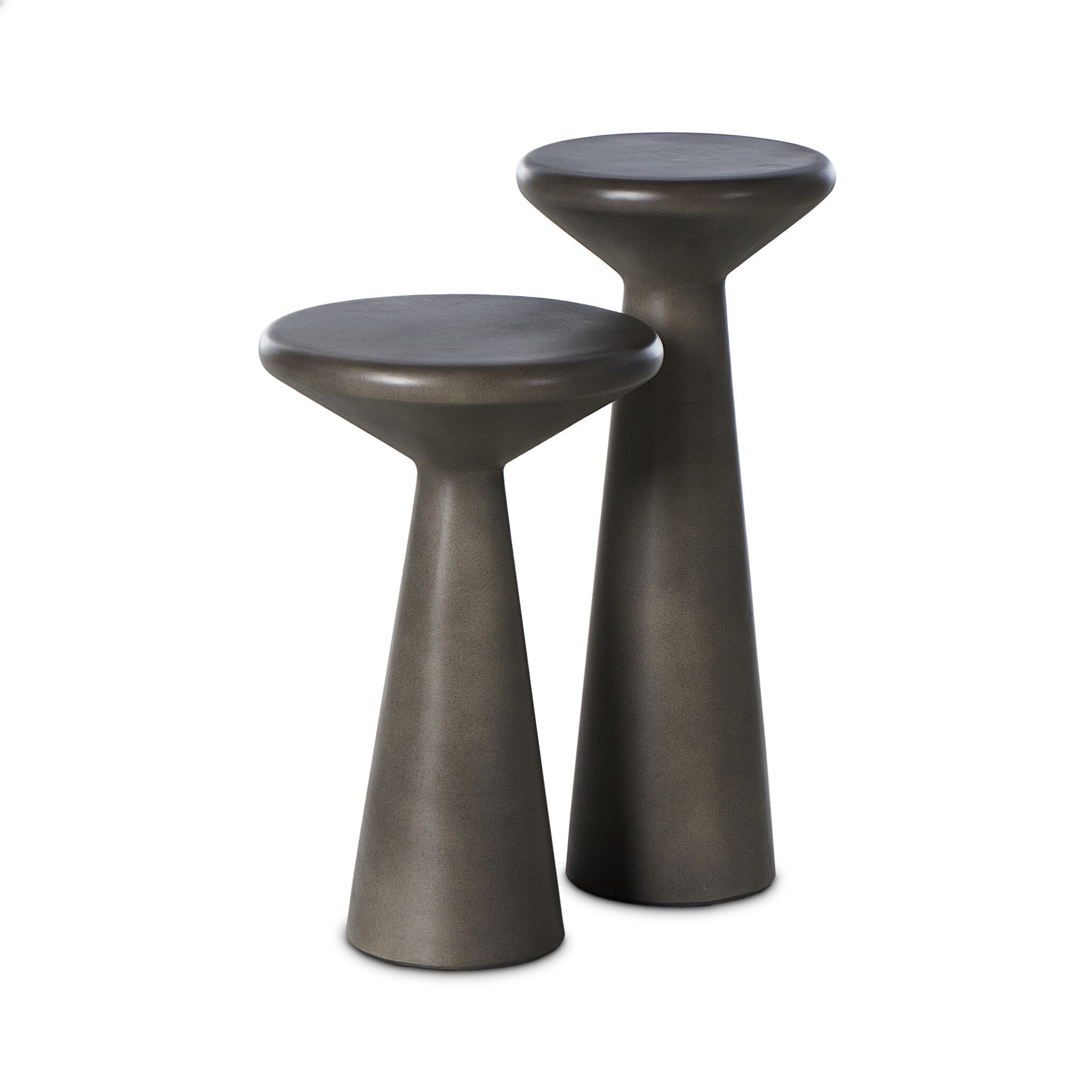 Four Hands Ravine Concrete Accent Tables - Set Of 2