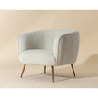 Sunpan Amara White Lounge Chair Clearance